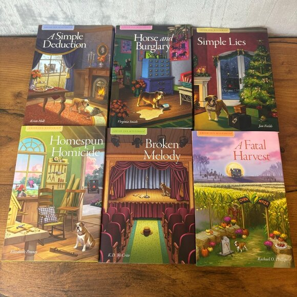 20 Annies Attic & Amish Inn Mysteries Hard back Book Lot Ribbons HbDj - Picture 8 of 12